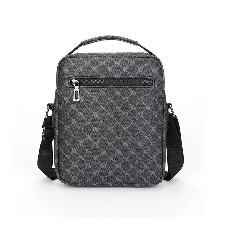 Fashion Leather Crossbody Bag for Men Bags Casual Man Messenger Bag Luxury Handbags Male Bag Business Shoulder Bag Sling Pack  Bagaj Crown
