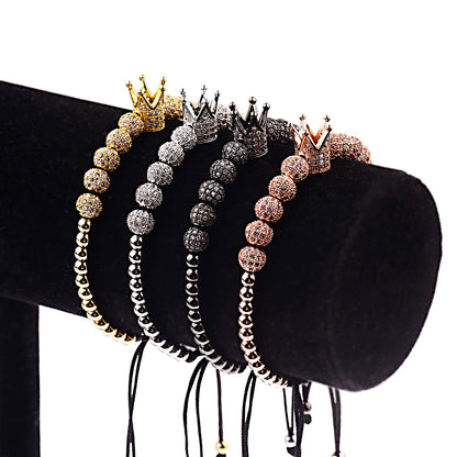 Bracelet Couronne Zircone