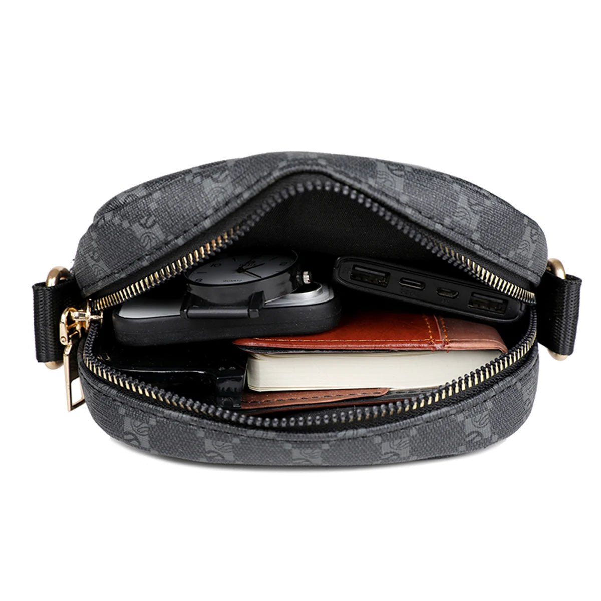 1Pcs Fashionable Multi-function Small Bag Mobile Phone Bag, Daily Commuting Shoulder Messenger Bag, Small Vertical Square Bag  Bagaj Crown