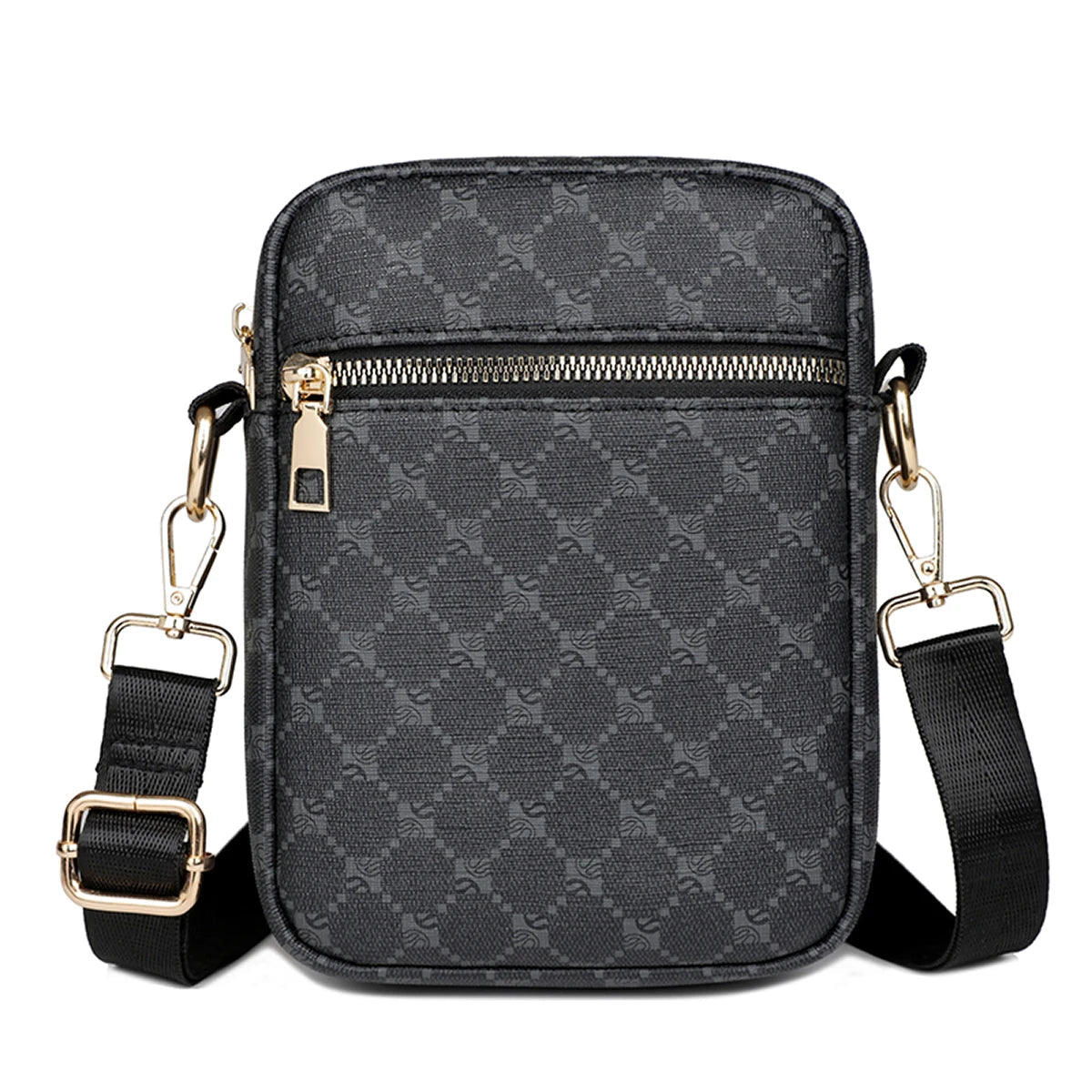 1Pcs Fashionable Multi-function Small Bag Mobile Phone Bag, Daily Commuting Shoulder Messenger Bag, Small Vertical Square Bag  Bagaj Crown