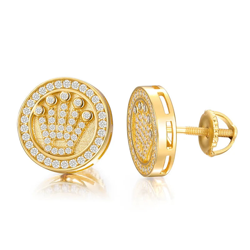 Crown Ice Studs  Bagaj Crown
