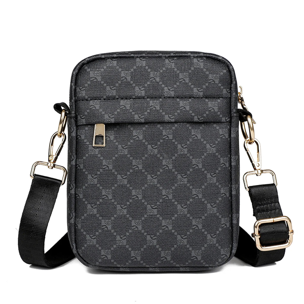 1Pcs Fashionable Multi-function Small Bag Mobile Phone Bag, Daily Commuting Shoulder Messenger Bag, Small Vertical Square Bag  Bagaj Crown
