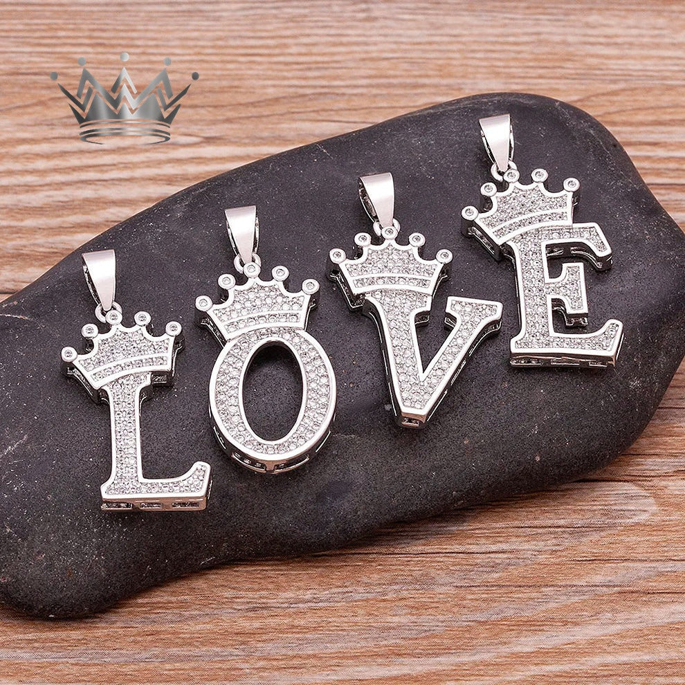 Necklace Letter Cown