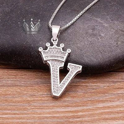 Necklace Letter Cown
